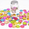 Mczxon Caught Being Good Coins Tokens-100 Pcs, Colorful Plastic Reward Incentive Behavior Pretend Play Coins with Reward Jar, Reward Plastic Play Incentive Tokens for Kids Behavior School Teacher view 1