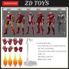 4KIDS.HOME ZDTOYS 10th Anniversary 7 Inches Deluxe Collector Iron Man Action Figures (MK6) view 3