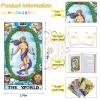 IXIGER Tarot Cards Deck with Guide Book, for Beginners and Expert Readers, Bronzing Tarot Cards Standard Size 4.75" x 2.76",78 Classic with White Velvet Pouch Bag view 2