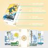 IXIGER Tarot Cards Deck with Guide Book, for Beginners and Expert Readers, Bronzing Tarot Cards Standard Size 4.75" x 2.76",78 Classic with White Velvet Pouch Bag view 4