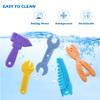 5PCS Baby Teething Toys, Silicone Sensory Chew Teether for Newborn Infant 0-6 9 12 18 Month Kids Travel Toys, BPA Free view 4
