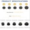 HOPLEX 48P Pinion Gear Set Hardened Metal 15T 17T 19T 21T 23T with Screwdriver for 3.175mm Shaft 1/10 RC Brushless Brush Motor view 2