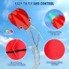 6 Pack Octopus Kites, Kites for Adults Easy To fly, Large 3D Octopus Kite with Kite String Kite Runner, Giant 3D Kites for Kids Easy to Fly, Beach Kite with Long Tail, for Boys Girls Outdoor Park Play view 4