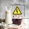 18pcs Gold Glitter Tools Dessert Cupcake Topper Power Electrician Lineman Theme Decor Supplies Boy Man Happy Birthday Party Decorations view 2