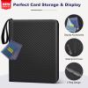 Mlikero Card Binder 9 Pocket, Trading Card Binder with Card Display Design, 720 Double Sided Pocket PU Collection Binder, Card Albums for MTG, TCG, and Sports Cards view 2