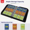 Mlikero Card Binder 9 Pocket, Trading Card Binder with Card Display Design, 720 Double Sided Pocket PU Collection Binder, Card Albums for MTG, TCG, and Sports Cards view 4