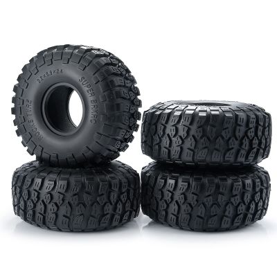 RC-Hub 4pcs 2.2'' Crawler Tires OD Rubber Tires with Foam 150mm for 1:10 Axial SCX10 D90 Wraith 90048 90018 RR10 RC Crawler Car