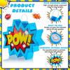 Comic Book Pop Piata for Birthday Party Colorful Piata with Stick, Blindfold, Confetti for Adults Birthday Baby Shower Party Supplies view 3