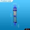 RCAWD Shock Absorber for LaTrax Teton & Desert Prerunner 1/18 Scale 4WD Monster Truck Upgrades, Adjustable Front Rear RC Shocks Damper Parts for #7660, 76064-5, 76054-1,#76054-5 Blue view 2