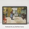 1000 Piece Jigsaw Puzzle | The Kitchen from A Home by Carl Larsson view 3