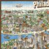 1000 Piece Adult Jigsaw: 1980 | Philadelphia Puzzle map | Jigsaw Puzzle Game for Adults | Fun Activity | Family Entertainment view 4
