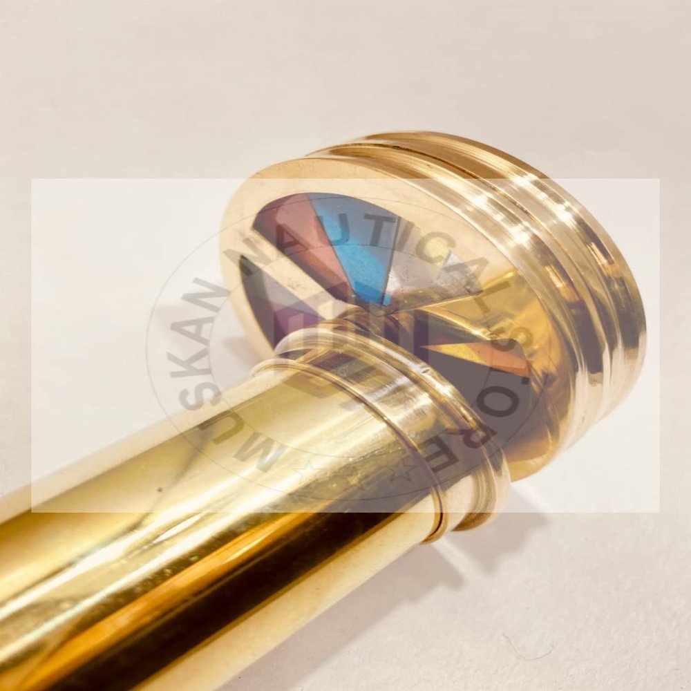 Antique Kaleidoscope Brass Personalized Kaleidoscope Unique Custom Creative Gift Groomsmen Vintage Maritime Nautical Kaleidoscope by Unique Nautical Export (with Engraved)
