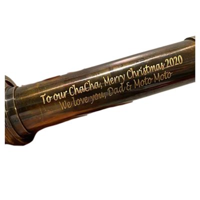 Antique Kaleidoscope Personalized Classic Kaleidoscope Multicolor Kaleidoscope Creative Gift by Unique Nautical Export (Without Engraved, Brown)