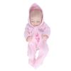 VGEBY Reborn Baby Doll, 10inch Silicone Reborn Baby Soft Silicone Delicate Details Washable Lifelike Doll Toy with Pajamas for Kids(10inch Closed Eyes boy view 1