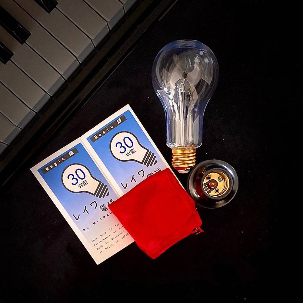 Bemagic007 Scarlet Light Bulb - Magic Tricks, Stage Magic, Party Magic, Magic Prank.Fire Magic,Coin Magic, Illusion Magic