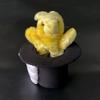 Bemagic007 Rabbit in Hat Puppet (Brown/Yellow) - Magic Tricks, Stage Magic, Party Magic, Magic Prank.Fire Magic,Coin Magic, Illusion Magic (Yellow) view 1