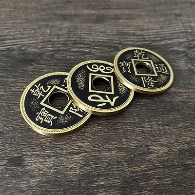 Bemagic007 Triad Coins - Chinese Palace Coin - Magic Tricks, Stage Magic, Party Magic, Magic Prank.Fire Magic,Coin Magic, Illusion Magic (Morgan Dollar Size)