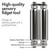 ONO Roller - Handheld Fidget Toy for Adults | Help Relieve Stress, Anxiety, Tension | Promotes Focus, Clarity | Compact, Portable Design (Natural, Full Size - Stainless Steel) view 4