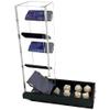 C4Labs 10" Tall Dice Tower & Basic Tray - Colour Lux Pearl - Color Options - Lagoon (Purple/Blue Glitter) view 1