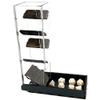 C4Labs 10" Tall Dice Tower & Basic Tray - Colour Lux Pearl - Color Options - Stardust (Gold/Purple Glitter) view 1