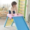 Avenlur Grove 9-in-1 Indoor Jungle Gym Playground: Montessori Waldorf Style Wood PlaySet for Kids, and Toddlers Features Monkey Bars, Rope Wall Net, Ladder, Climber, Slide, Ring Set. Ages 2-11yrs view 4