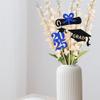12 Pack 2025 Graduation Centerpiece Sticks Assembled Glitter Class of 2025 Lawyer Cake Toppers Diploma Grad Cap Table Centerpiece Sticks for Law School Survivor 2025 Graduation Theme Party Blue view 3