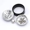 4pcs 1.9 Beadlock Wheels and Tires Height 120mm Tyre & Aluminum Rims with Heavy Metal Rings for 1/10 RC Mud Crawler Truck SCX10 TRX4 CC01, HS700651 view 4