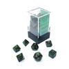 Chessex Dice Set  10mm Scarab Jade/Gold Green Plastic Polyhedral Dice Set  Dungeons and Dragons D&D DND TTRPG Dice  Includes 7 Dice - D4 D6 D8 D10 D12 D20 D% (CHX20415) view 1