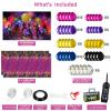95 Pcs 70s Party Decorations Disco Party Balloons Decoration 70's Party Bundle Includes Inflatable Radio Boombox and Mobile Phone, Disco Plastic Party Backdrop, Tablecloth, Balloons for Hip Hop Party view 2