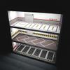 Garage Display Case Collectible Display Show Case with LED Lights,Model Car Display Case for 1:64 Scale Mini Car Parking Space Scene Collectible Gift Decoration 3 Layer Model Car Parking Lot Garage view 4
