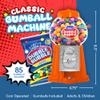 Gumball Machine Halloween Candy - for Kids 8.5" - Coin Operated Toy Bank - Dubble Bubble Red Gum Machine Classic Red Style Includes 45 Gum Balls - Kids Coin Bank - Candy Dispenser - Playo view 2