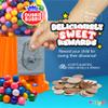 Gumball Machine Halloween Candy - for Kids 8.5" - Coin Operated Toy Bank - Dubble Bubble Red Gum Machine Classic Red Style Includes 45 Gum Balls - Kids Coin Bank - Candy Dispenser - Playo view 4