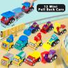 Lorfancy 150 Pcs Construction Party Favors Kids Toddler Construction Toys Trucks Stickers Goodie Bag Shovel Wristband Flashlight Keychain Vehicles Toy Birthday Party Supplies for Boys Girls view 2
