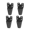 4Pcs ShareGoo Metal RC Car Shock Absorber Mount Adjust Height Angle Stand Suspension Lift Kit Compatible with Traxxas TRX-4 Axial SCX10 SCX10-II 90046 D90 D110 1/10 RC Crawler Car (Black) view 1