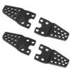 4Pcs ShareGoo Metal RC Car Shock Absorber Mount Adjust Height Angle Stand Suspension Lift Kit Compatible with Traxxas TRX-4 Axial SCX10 SCX10-II 90046 D90 D110 1/10 RC Crawler Car (Black) view 2