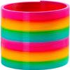 Vinciph 6 Inch Giant Plastic Walking Spring Toy,Jumbo Rainbow Coil Toy,Party Prizes and Stocking Stuffers,Birthday Bag Filler view 1