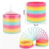 Vinciph 6 Inch Giant Plastic Walking Spring Toy,Jumbo Rainbow Coil Toy,Party Prizes and Stocking Stuffers,Birthday Bag Filler view 2