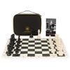 A&A Tournament Chess Set/ 20''x20'' Foldable Silicone Chess Board / 3.75'' King Height Plastic Quadruple Weighted Classic Staunton Pieces/Storage Bag for 6 Years Old - 2 Players view 2