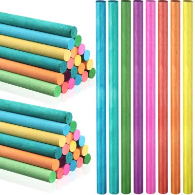 Yookeer 24 Pieces Rhythm Sticks for Kids Bulk 12 Inch Wooden Lummi Sticks Music Toys 8 Colors Musical Instruments for Kids Girls Boys Toddler Classroom Preschool Percussion