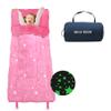 Kids Sleeping Bag for Girls, Glow in The Dark Slumber Bag for Kids with Pillow, Soft Sleeping Bag for Toddler, Sleeping Bags for Girls Boys Daycare, Naps and Sleepovers,63" x 29" view 1