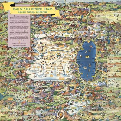1000 Piece Adult Jigsaw Puzzle | 1960 | Winter Olympic Games | Squaw Valley | California