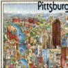 1000 Piece Adult Jigsaw Puzzle | 1978 map of Pittsburgh Pennsylvania | Pittsburgh Puzzle Map view 4