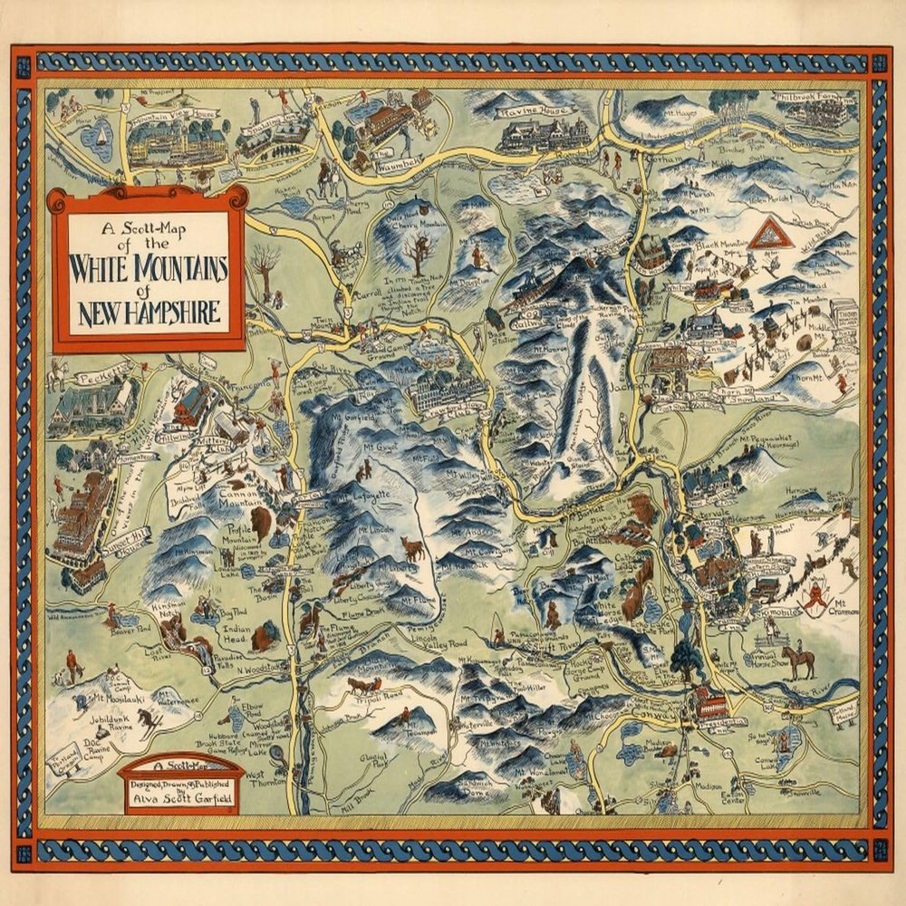 1000 Piece Adult Jigsaw Puzzle | 1960 | White Mountains | New Hampshire Puzzle