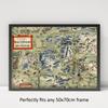 1000 Piece Adult Jigsaw Puzzle | 1960 | White Mountains | New Hampshire Puzzle view 3