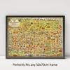 1928 Map of Hollywood Puzzle | 1000 Piece Jigsaw Puzzle for Adults | History & The Movies view 3