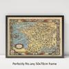 1000 Piece Adult Jigsaw Puzzle | 1936 | France Story Map view 3