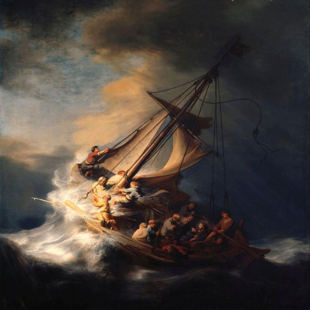 1000 Piece Rembrandt Puzzle | Christ in The Storm on The Lake of Galilee | Christian Religious Puzzles
