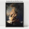 1000 Piece Rembrandt Puzzle | Christ in The Storm on The Lake of Galilee | Christian Religious Puzzles view 3