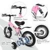bikeboy Balance Bike 3 in 1,The Dual Use of a Kids Balance Bike and Kids Bike,12 14 Inches for 2-6 Years Old,with Shock Absorbers, Fenders, Pedals, Auxiliary Wheels view 2