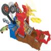 Hot Wheels Monster Trucks Playset & Toy Truck, Arena Smashers 5-Alarm Fire Crash Challenge, 1:64 Scale Firetruck & Crushable Car view 3